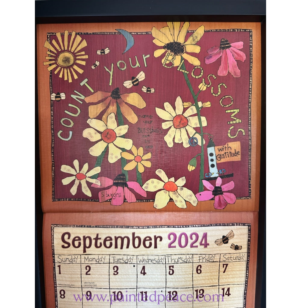 2024 Painted Peace Calendar Painted Peace the Art of Stephanie Burgess