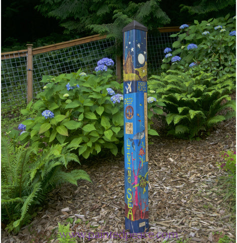 A Gaelic Blessing - Deep Peace 60 Art Pole New