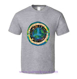 Bless The Earth White T Shirt Classic / Sport Grey Small T-Shirt