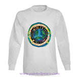 Bless The Earth White T Shirt Long Sleeve / Small T-Shirt