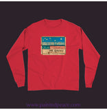 Blue Is My Favorite Color Unisex Long Sleeve Tee - New Red / Small (S)