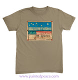 Blue Is My Favorite Color Unisex Tee - New Khaki / Small (S)