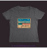 Blue Is My Favorite Color Women’s V-Neck Charcoal / Small (S)