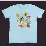 Count Your Blossoms Unisex Tee Chambray / Small (S)