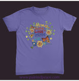 Dream Hope Love Inspire Unisex Tee Grape / Small (S)