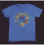 Dream Hope Love Inspire Unisex Tee Mystic Blue / Small (S)