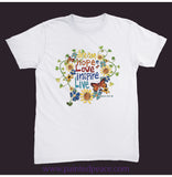 Dream Hope Love Inspire Unisex Tee White / Small (S)