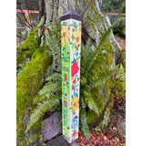 I Must Have Flowers Art Pole 40’’ - New