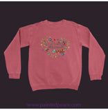 Live Simply Sweatshirt Crimson / Small (S)