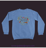 Live Simply Sweatshirt Flo Blue / Small (S)