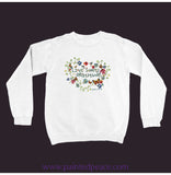 Live Simply Sweatshirt White / Small (S)