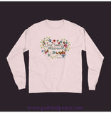 Live Simply Unisex Long Sleeve Shirt Blossom / Small (S)