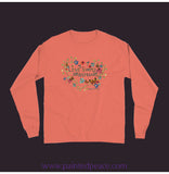 Live Simply Unisex Long Sleeve Shirt Bright Salmon / Small (S)