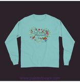 Live Simply Unisex Long Sleeve Shirt Lagoon / Small (S)