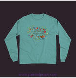 Live Simply Unisex Long Sleeve Shirt Seafoam / Small (S)