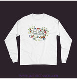 Live Simply Unisex Long Sleeve Shirt White / Small (S)