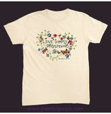 Live Simply Unisex Tee Ivory / Small (S)