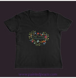 Live Simply Women’s V-Neck Black / Small (S)