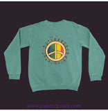 Love Is Sweatshirt Light Green / Small (S)