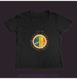 Love Is Women’s V-Neck Black / Small (S)