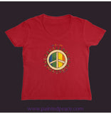 Love Is Women’s V-Neck Red / Small (S)