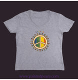 Love Is Women’s V-Neck Sport Grey / Small (S)