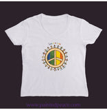 Love Is Women’s V-Neck White / Small (S)