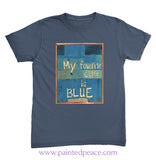 My Favorite Color Is Blue Unisex Tee - New Denim / Small (S)