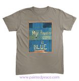 My Favorite Color Is Blue Unisex Tee - New Sandstone / Small (S)