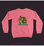 Peace Love Dog Sweatshirt Watermelon / Small (S)