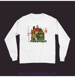 Peace Love Dog Unisex Long Sleeve Tee - New White / Small (S)