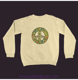 Peace Sweatshirt Butter / Small (S)