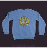 Peace Sweatshirt Flo Blue / Small (S)