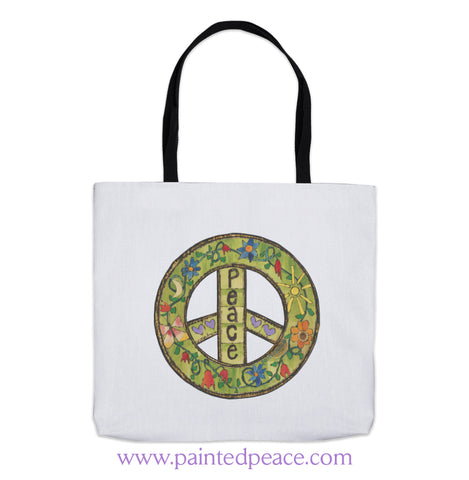 Peace Tote Bag 13X13 Inch