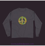 Peace Unisex Long Sleeve Tee Graphite / Small (S)