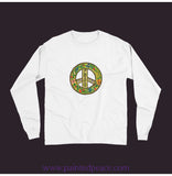 Peace Unisex Long Sleeve Tee White / Small (S)