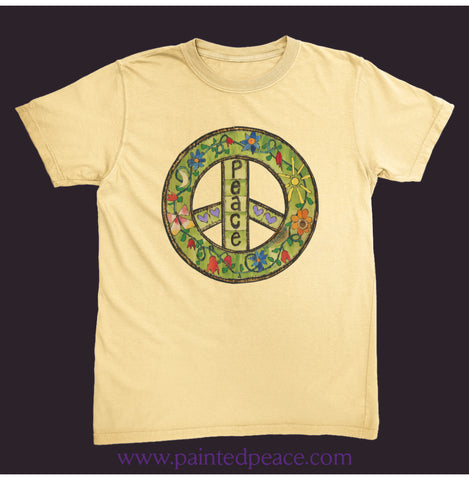 Peace Unisex Tee Butter / Small (S)