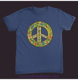 Peace Unisex Tee China Blue / Small (S)