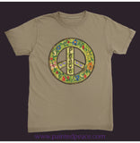 Peace Unisex Tee Khaki / Small (S)