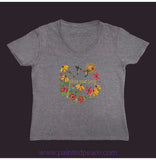 Share Your Song Women’s V-Neck Graphite Heather / Small (S)