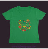 Share Your Song Women’s V-Neck Irish Green / Small (S)