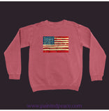 United We Stand Sweatshirt Crimson / Small (S)