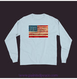 United We Stand Unisex Long Sleeve Shirt Chambray / Small (S)