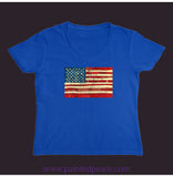 United We Stand Women’s V-Neck Royal / Small (S)