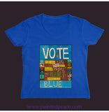 Vote Blue Women’s V-Neck Tee Royal / Large (L)