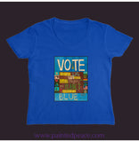 Vote Blue Women’s V-Neck Tee Royal / Small (S)