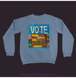 Vote Sweatshirt Blue Jean / Small (S)