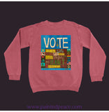 Vote Sweatshirt Crimson / Small (S)