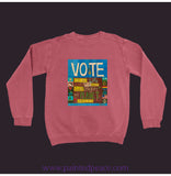 Vote Sweatshirt Crimson / Small (S)