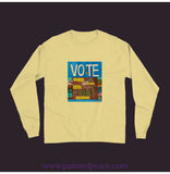 Vote Unisex Long Sleeve Shirt Butter / Small (S)